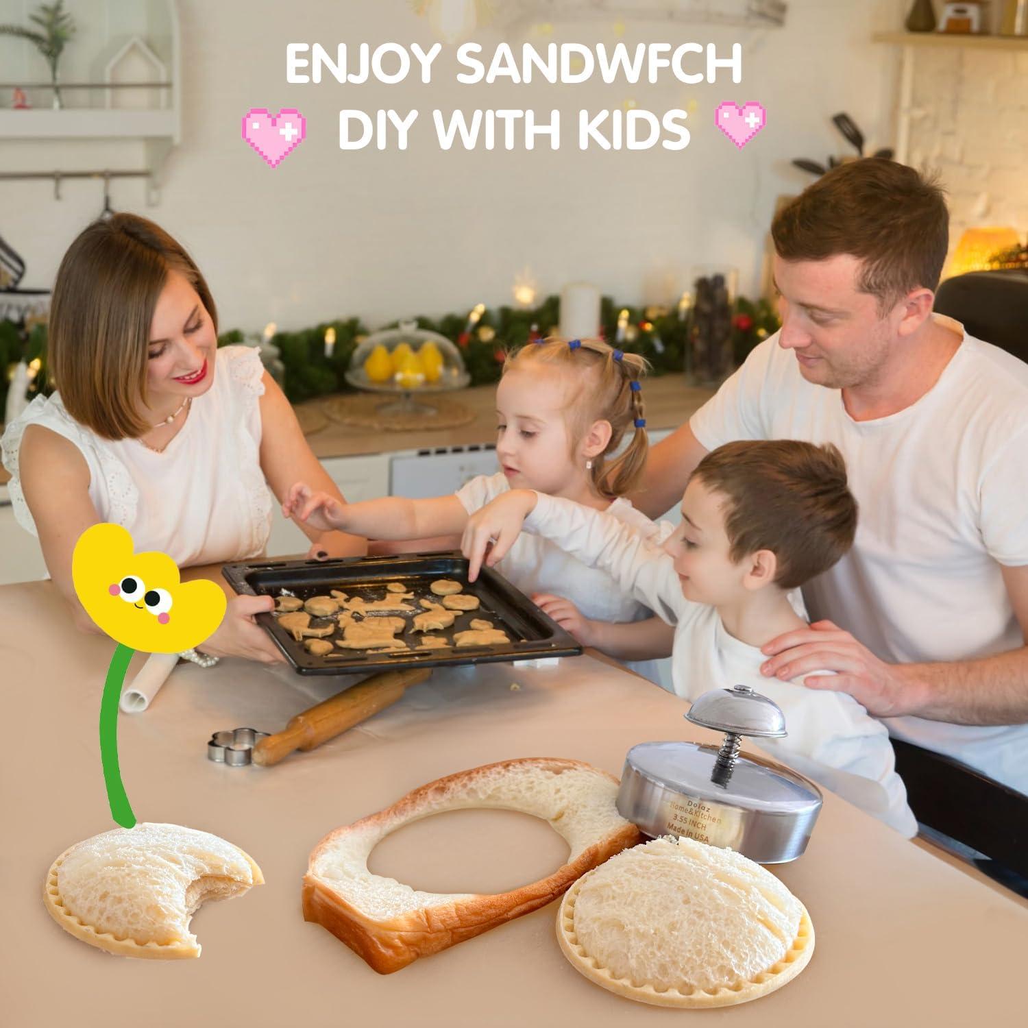 Cortador y Sellador de Sándwiches Doiaz Acero Inoxidable 9 cm