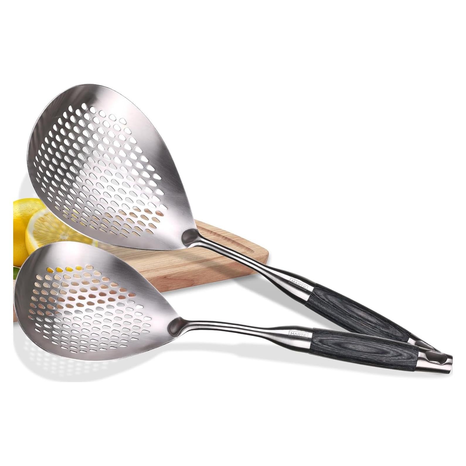 Cucharón Ranurado Marte Set de 2 Acero Inoxidable 304