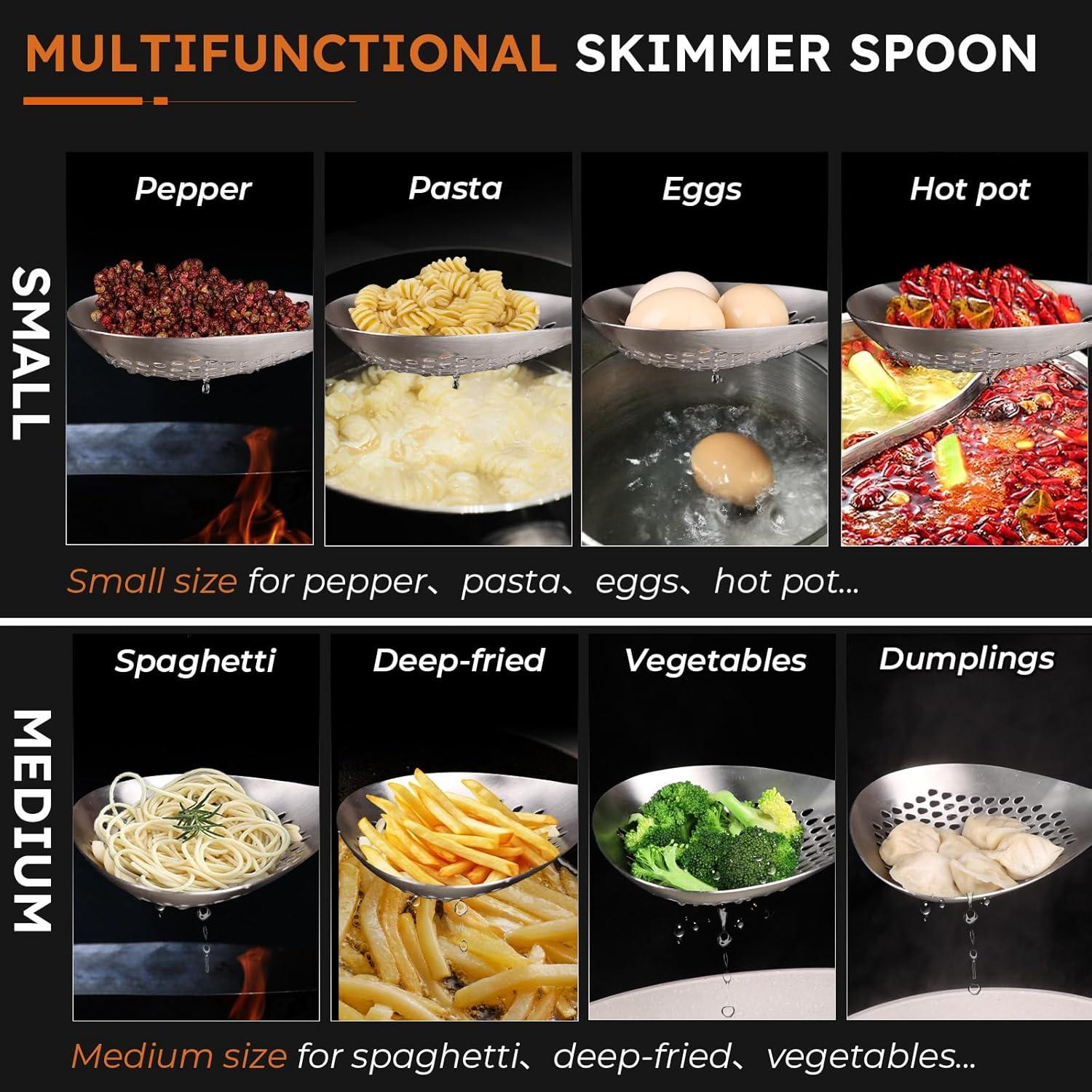 Cucharón Ranurado Marte Set de 2 Acero Inoxidable 304