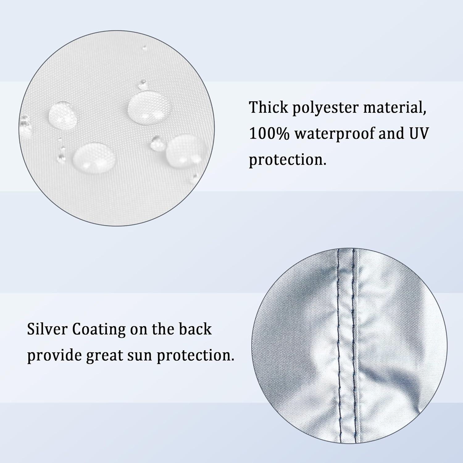 Pared lateral impermeable NINAT 3x3m para toldos