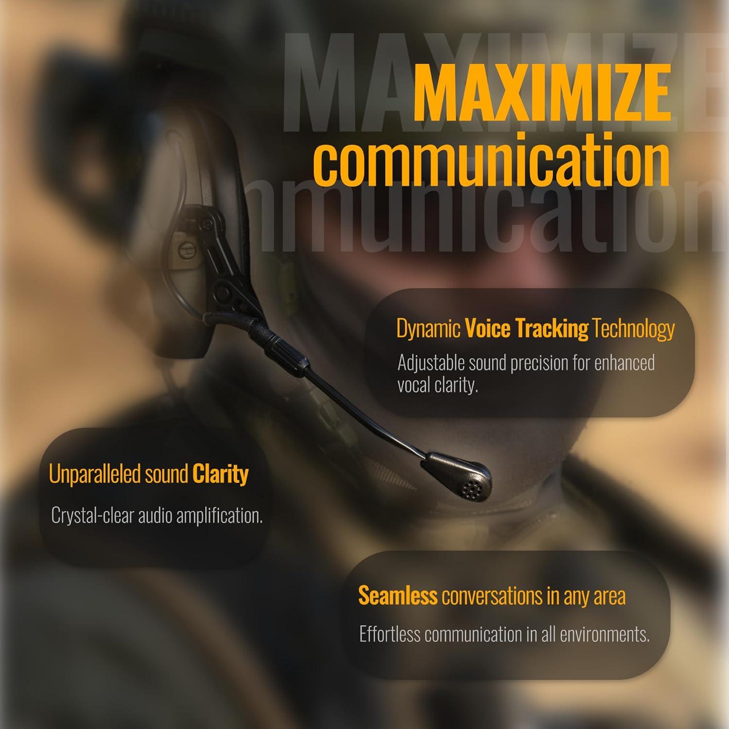 Auriculares Tácticos EARMOR M32X con Cancelación de Ruido