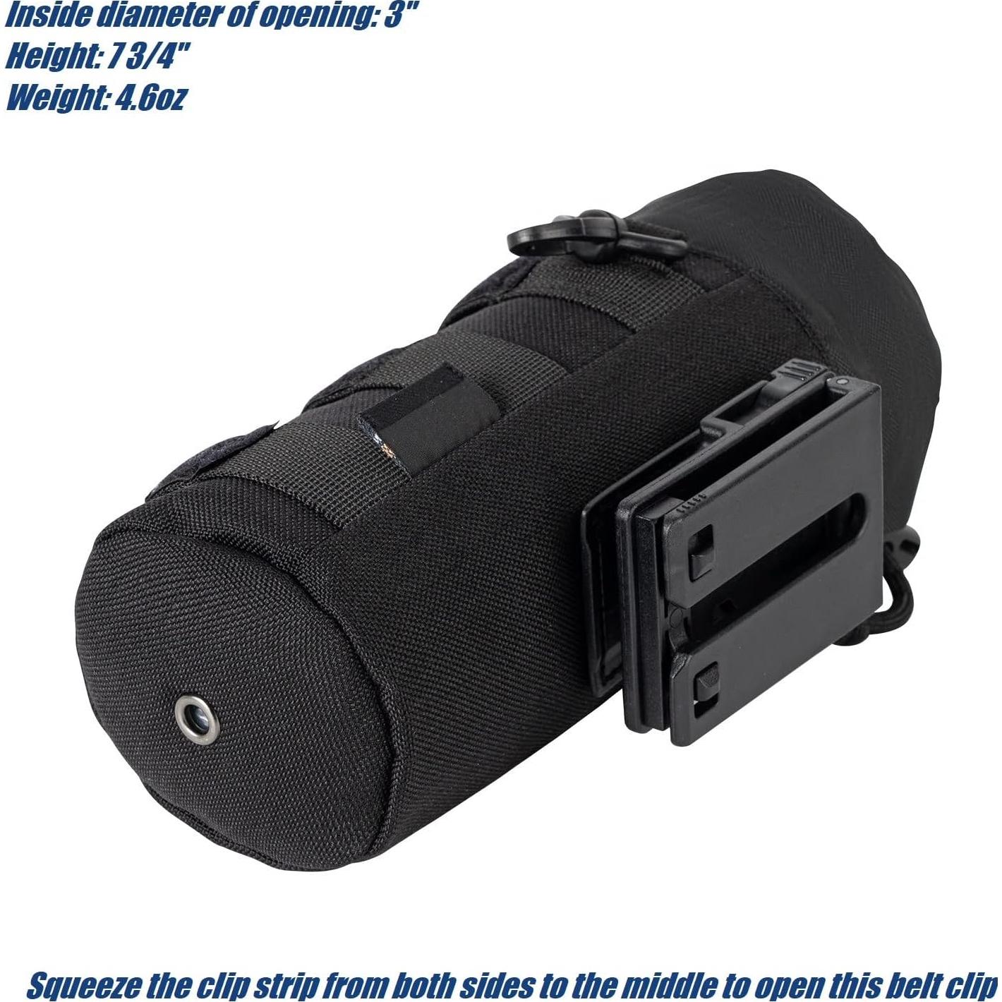 Soporte para Botella Dotacty DTY-SHB Negro Táctico MOLLE