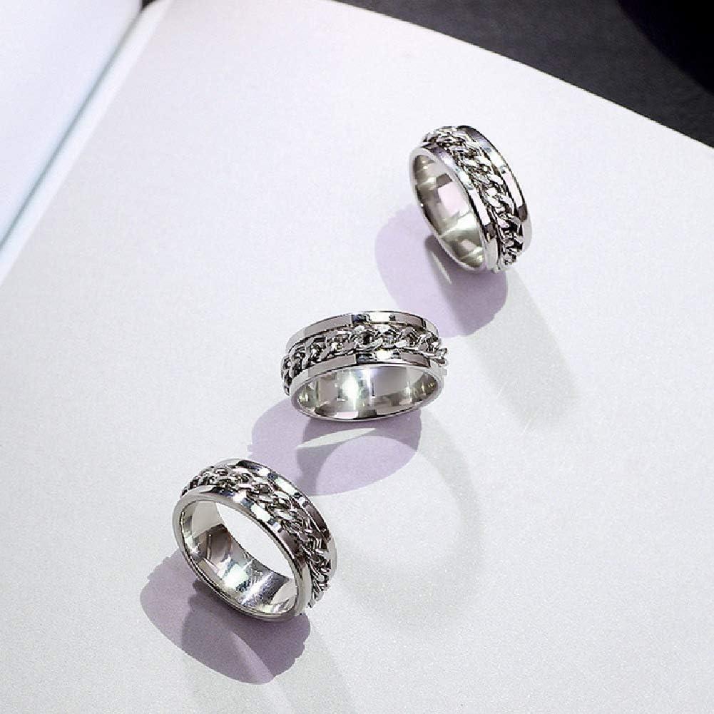 Anillo Giratorio Juztec Plata Tamaño 7 Abrebotellas