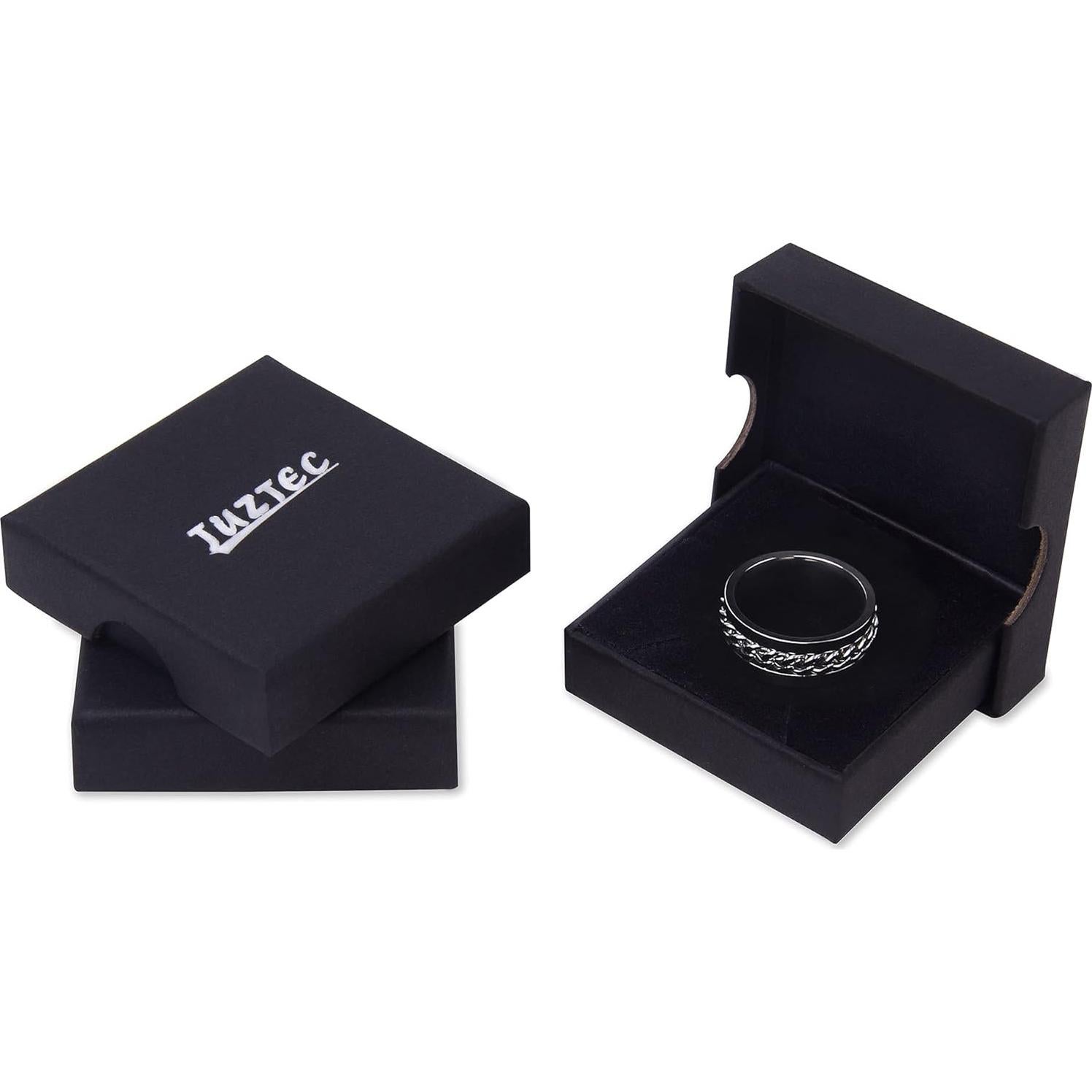 Anillo Giratorio Juztec Plata Tamaño 7 Abrebotellas