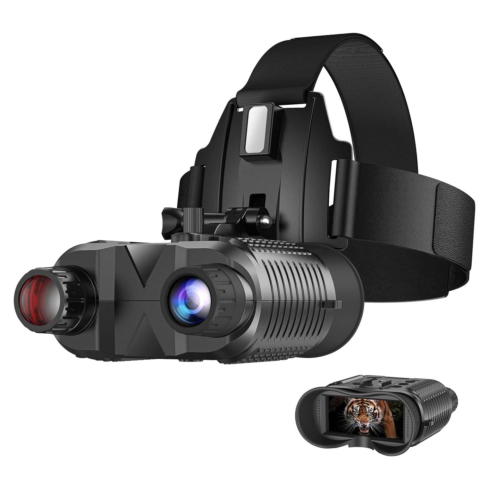 Gafas de Visión Nocturna ArzzuNiu NV8160 400m Manos Libres