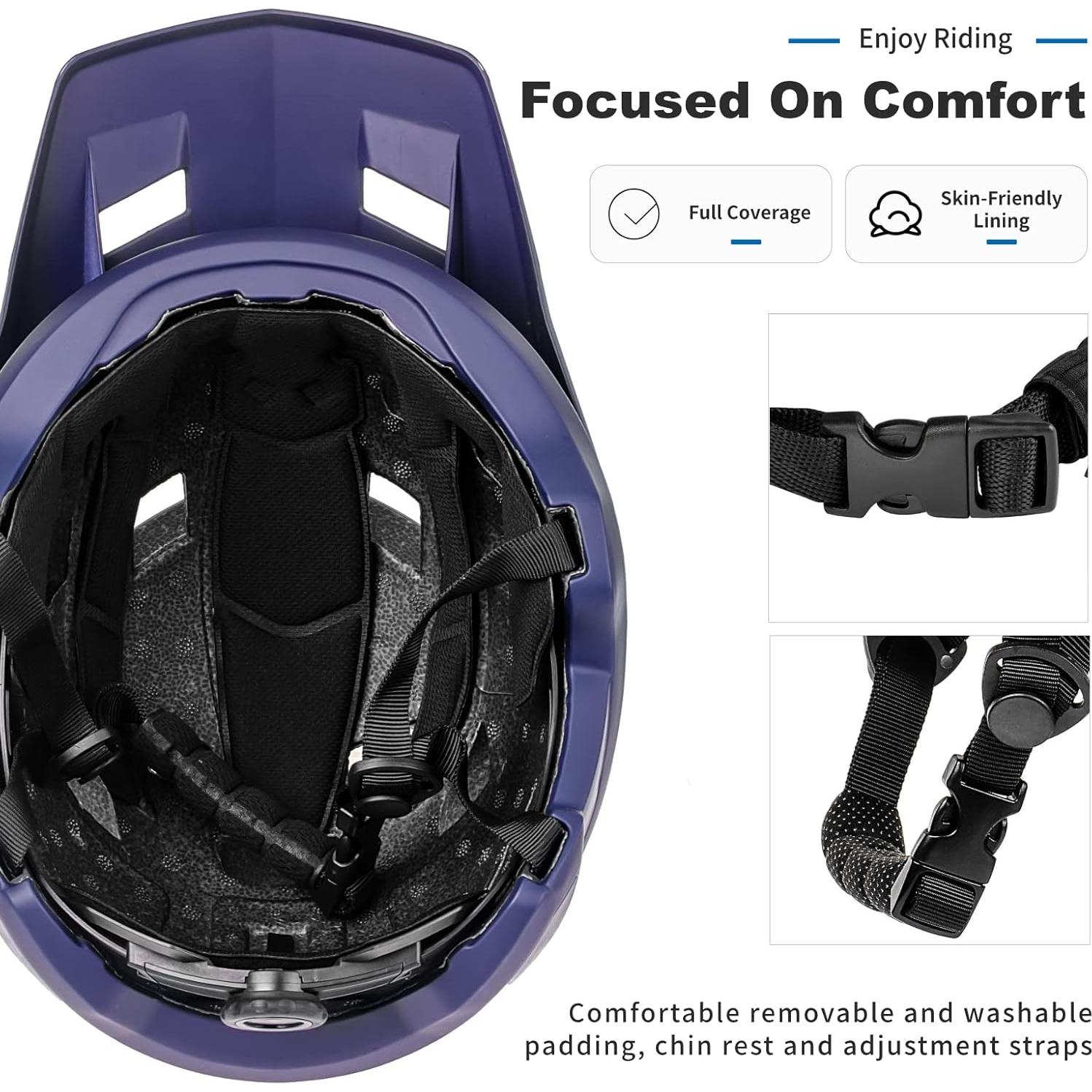 Casco de Bicicleta BATFOX LA303 Negro M 54-57 cm