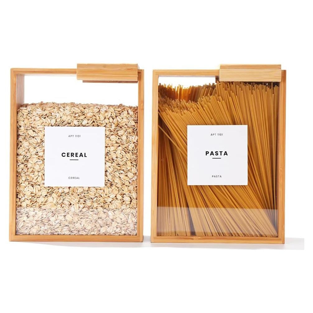 Dispensador de Alimentos APT 1101 de Vidrio 2L - Organizador de Cocina