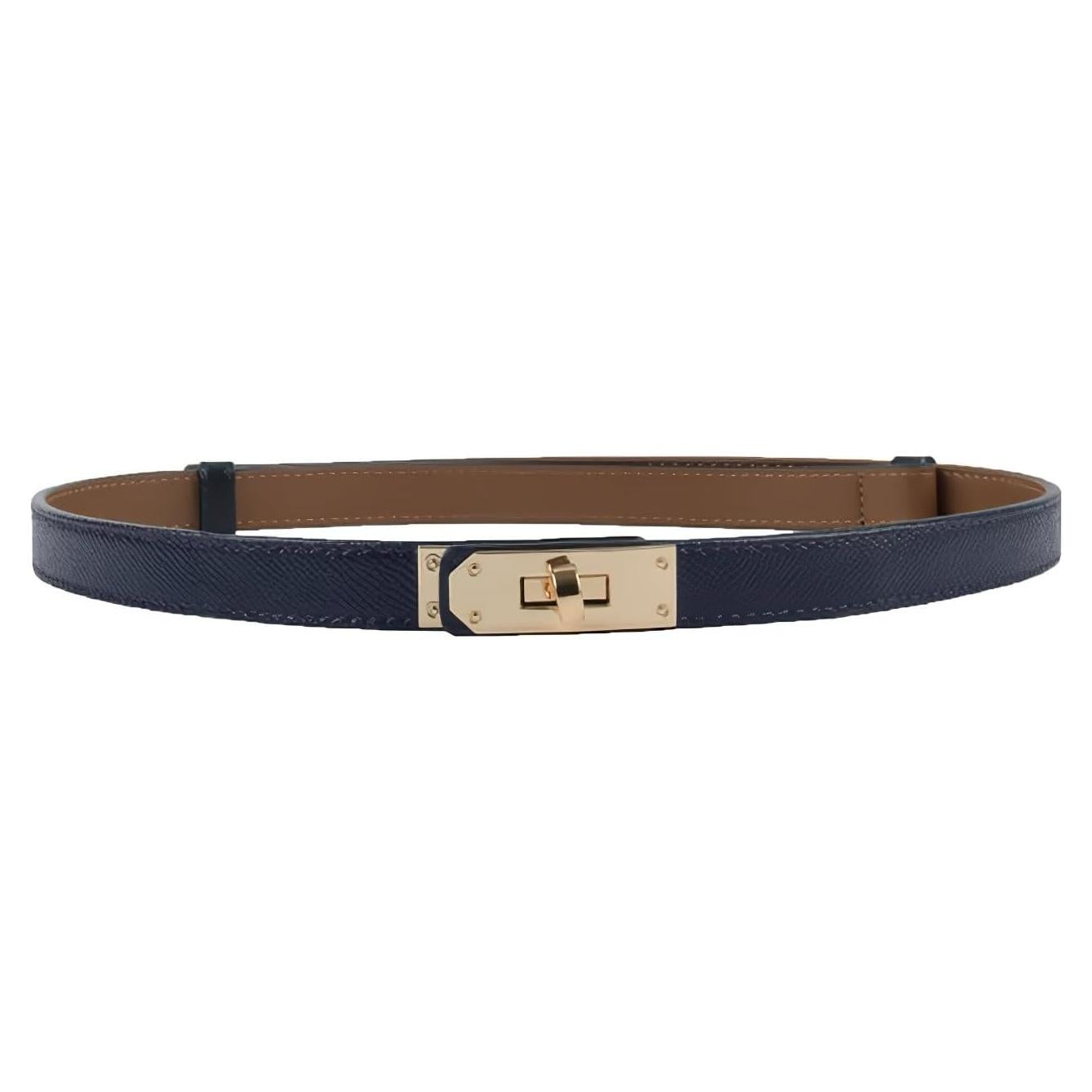 Cinturón delgado ajustable FENLDY para mujer 97 cm azul