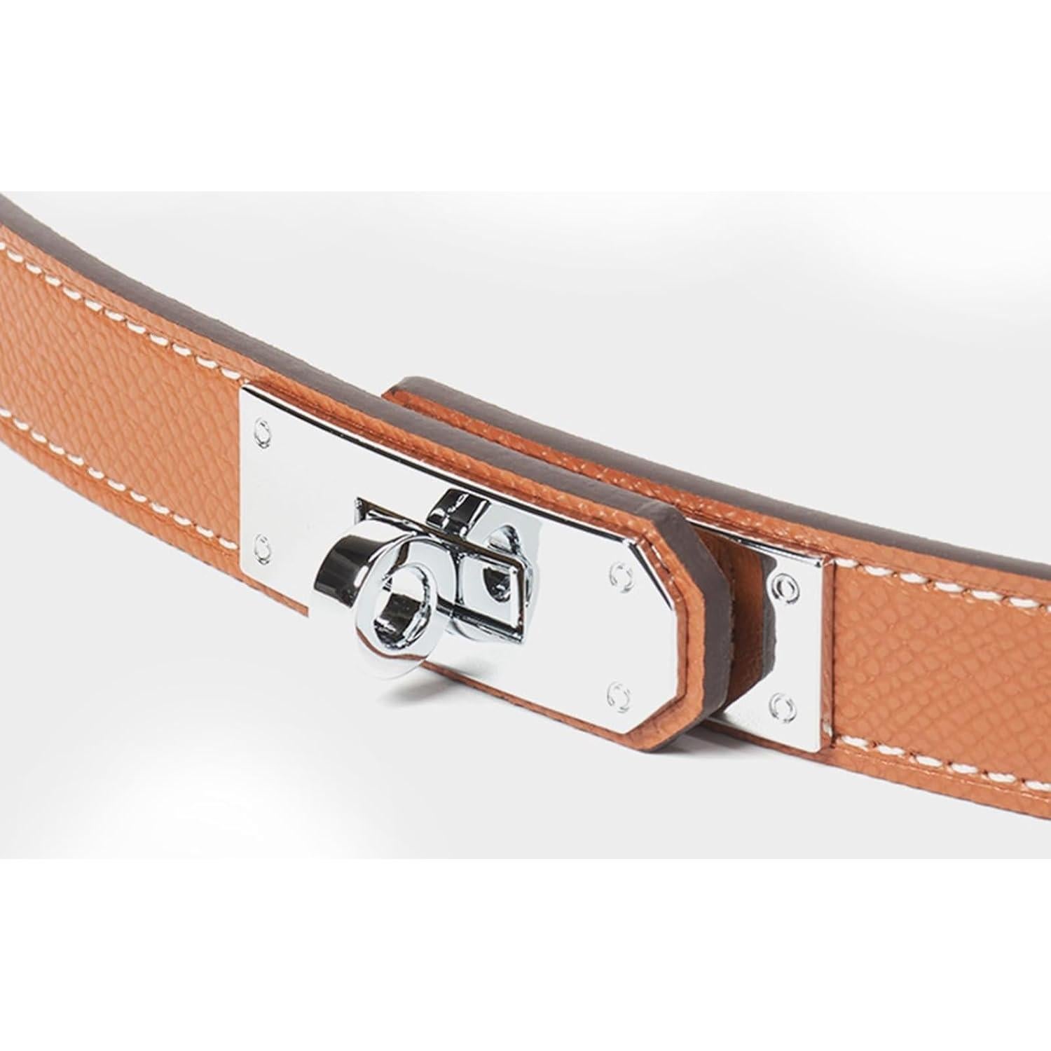 Cinturón delgado ajustable FENLDY para mujer 97 cm azul