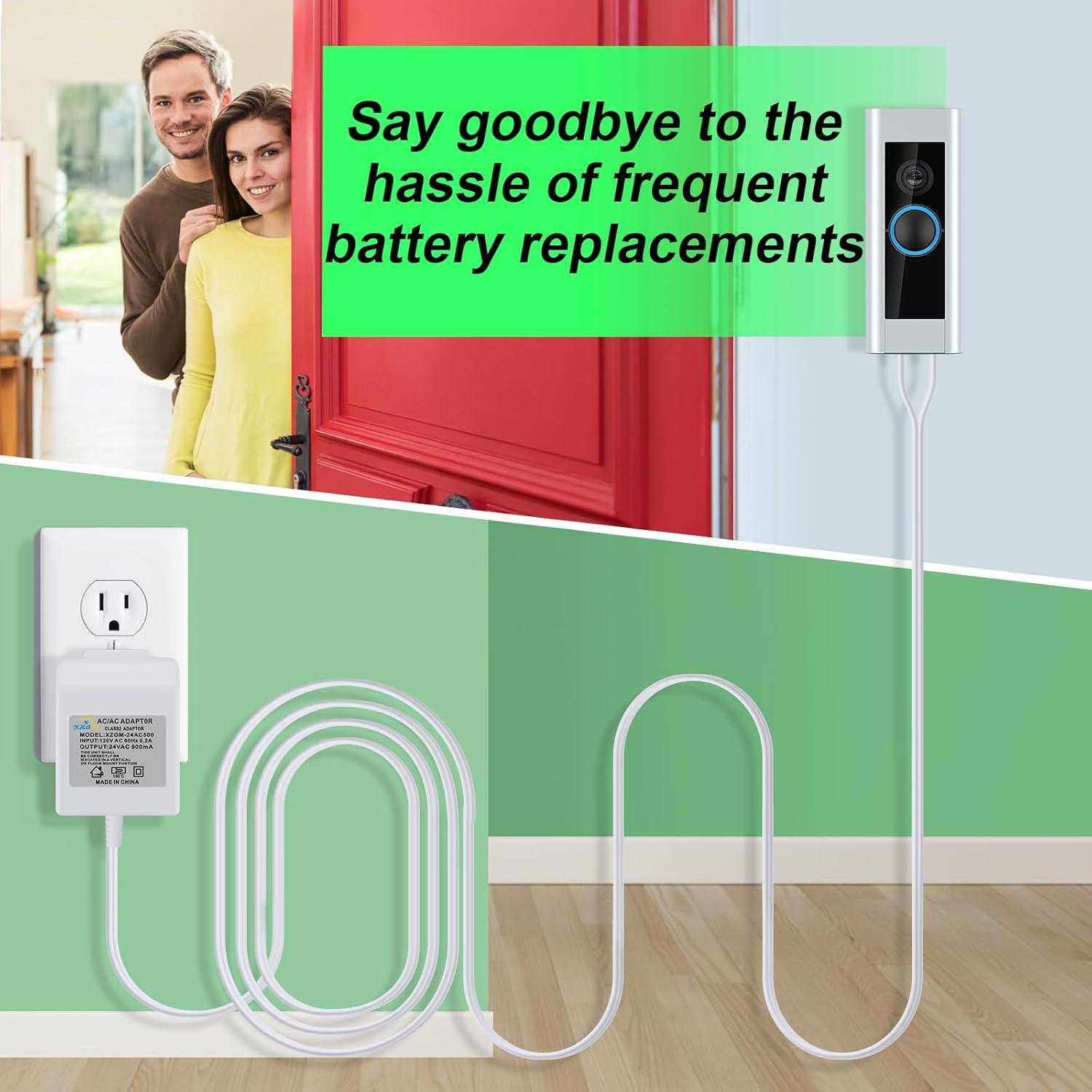 Transformador de Timbre 24V XZGM para Ring y Google Nest