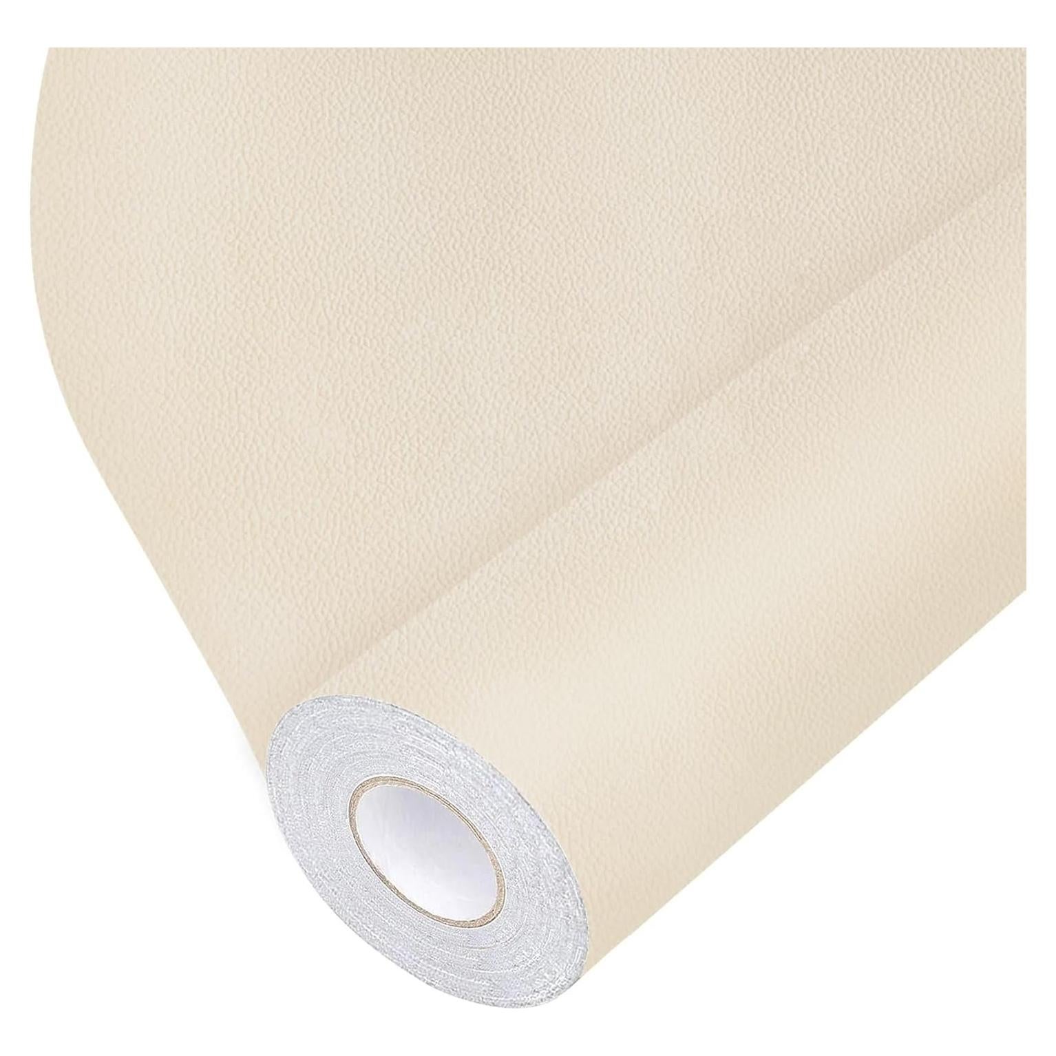 Leather Repair Tape, Self-Adhesive Leather Repair Patch for Couch Furniture Sofas Car Seats, Advanced PU Vinyl Leather Repair Kit (Beige, 3.9X79 inch)