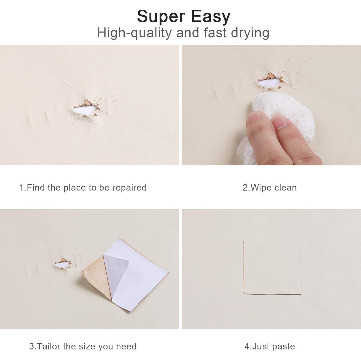 Leather Repair Tape, Self-Adhesive Leather Repair Patch for Couch Furniture Sofas Car Seats, Advanced PU Vinyl Leather Repair Kit (Beige, 3.9X79 inch)