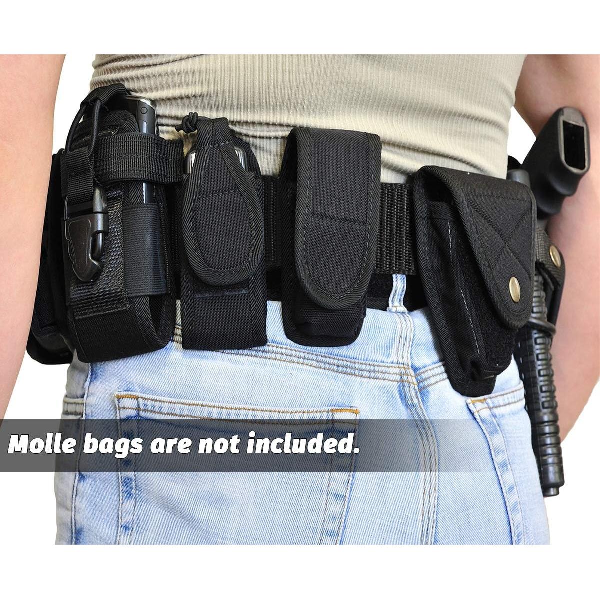 Cinturón Táctico Fairwin para Hombre, 2 Piezas, Nylon 3.8 cm