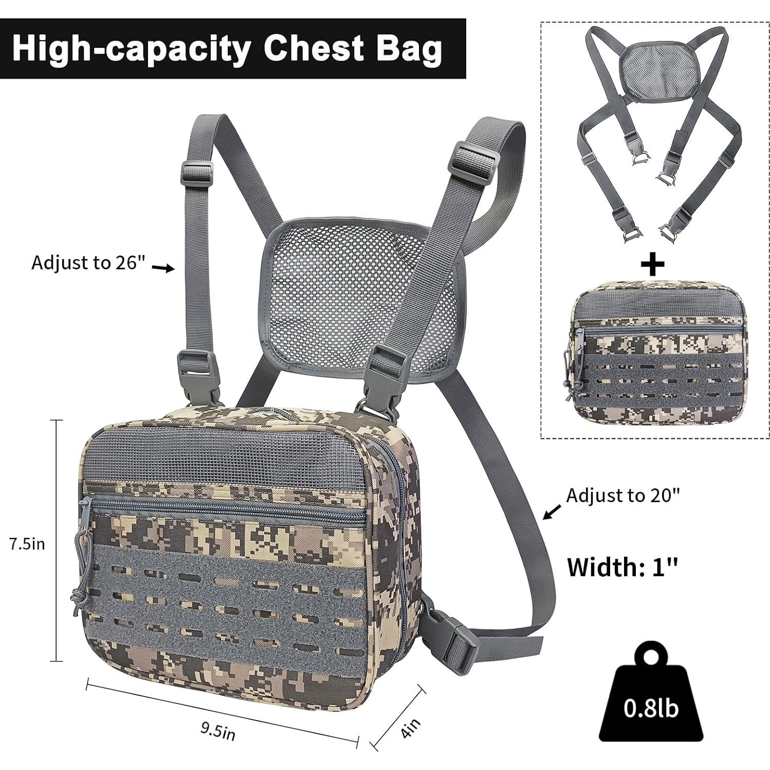 Bolsa Táctica SMONT Molle Desmontable para Revistas