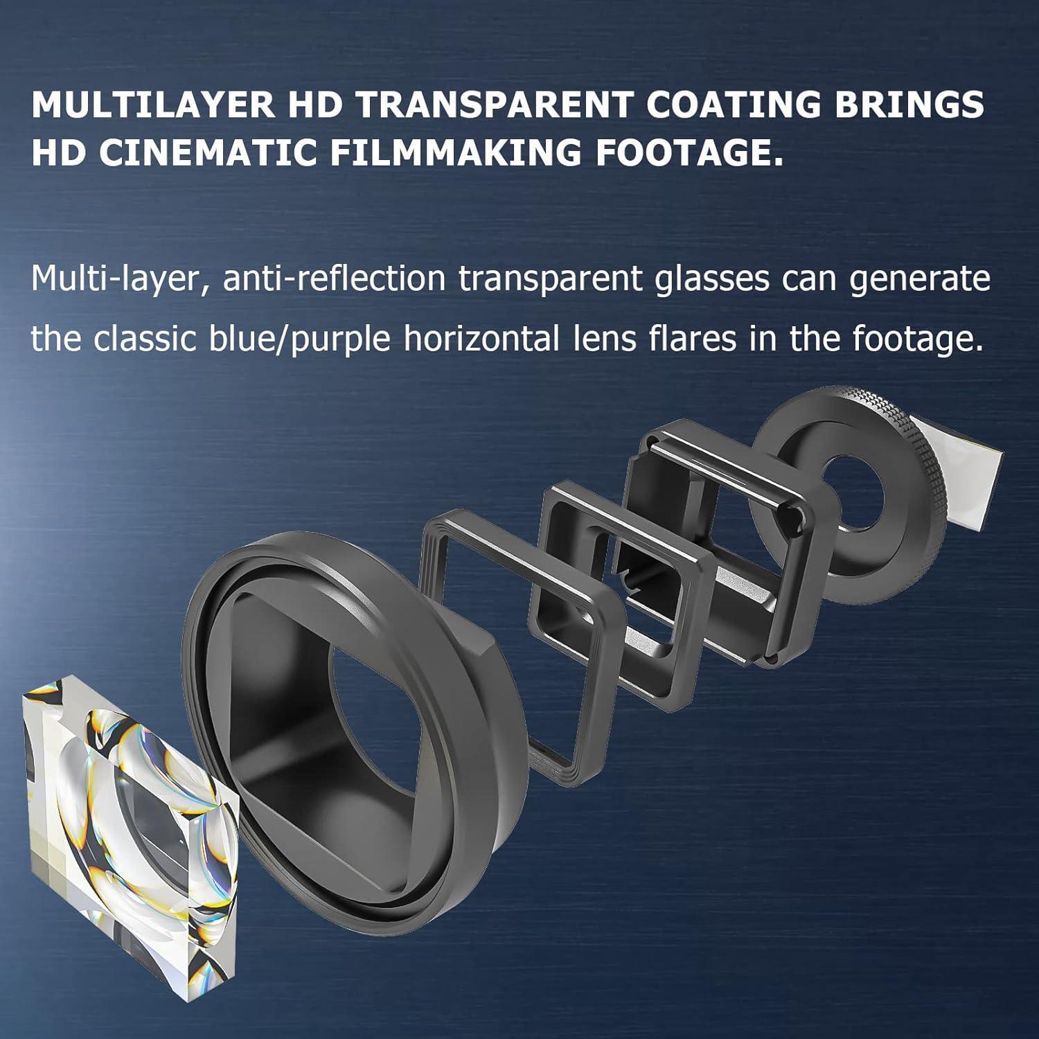 Lente Anamórfico 1.55X USKEYVISION para iPhone y Android