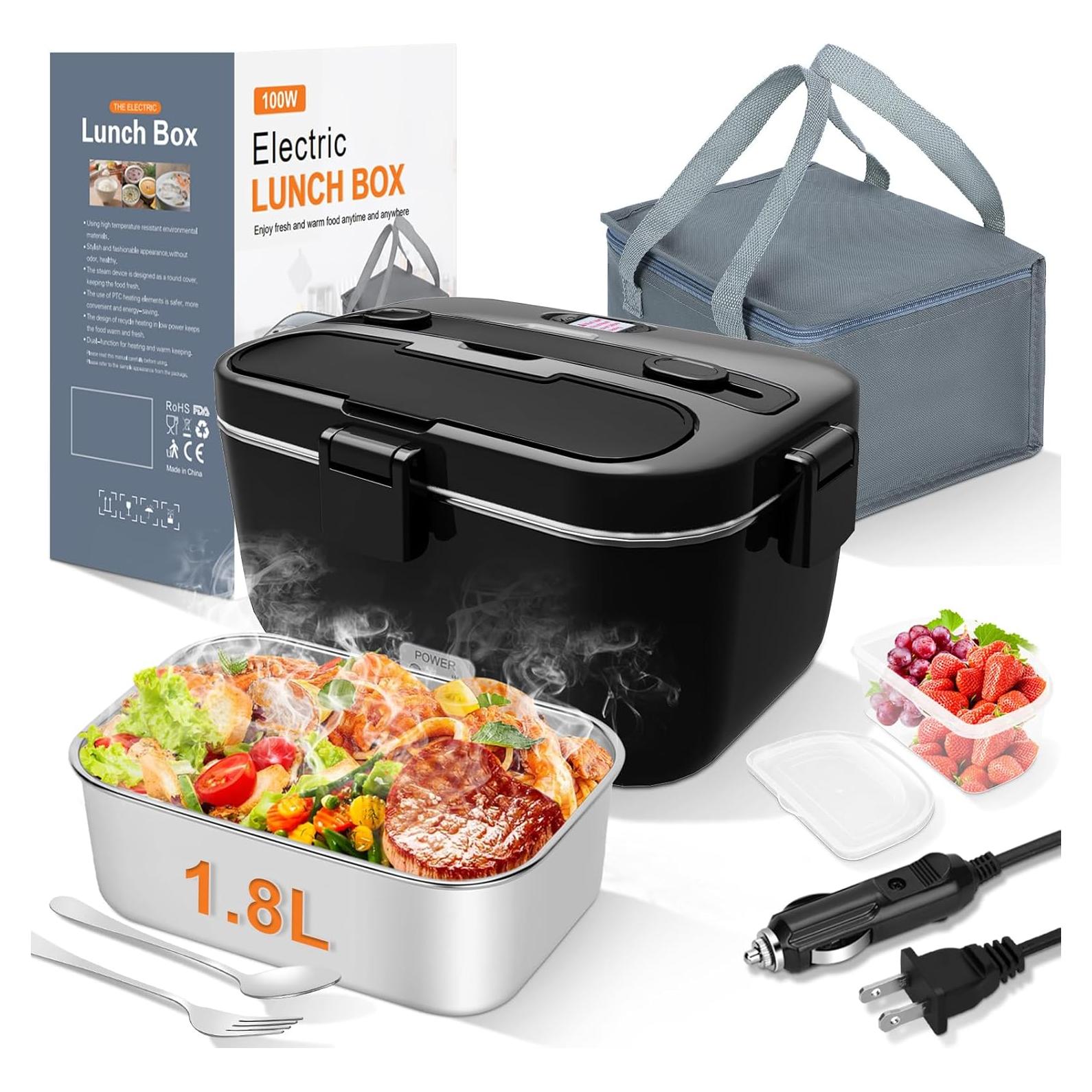 Caja Térmica Eléctrica DUPASU 1.8L 100W para Almuerzo Portátil