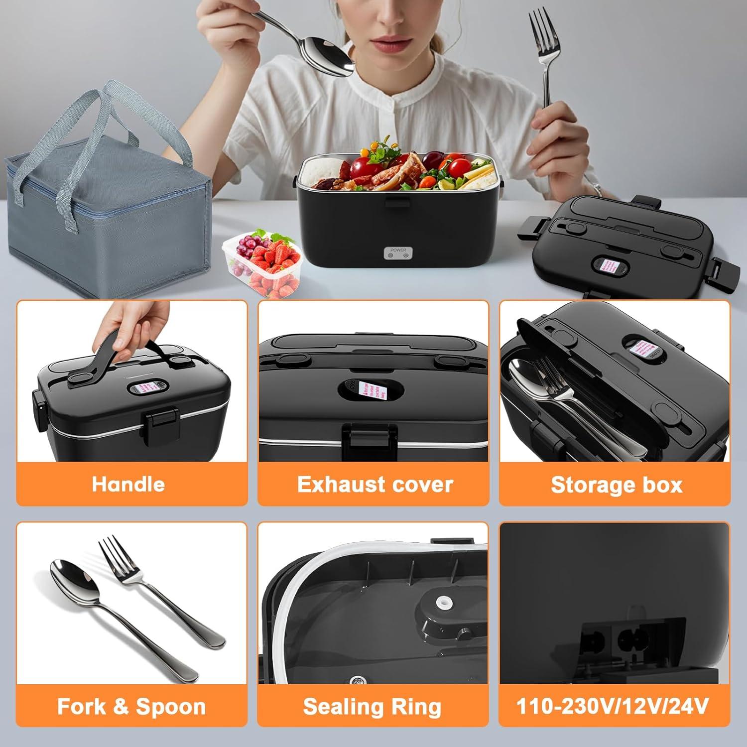 Caja Térmica Eléctrica DUPASU 1.8L 100W para Almuerzo Portátil