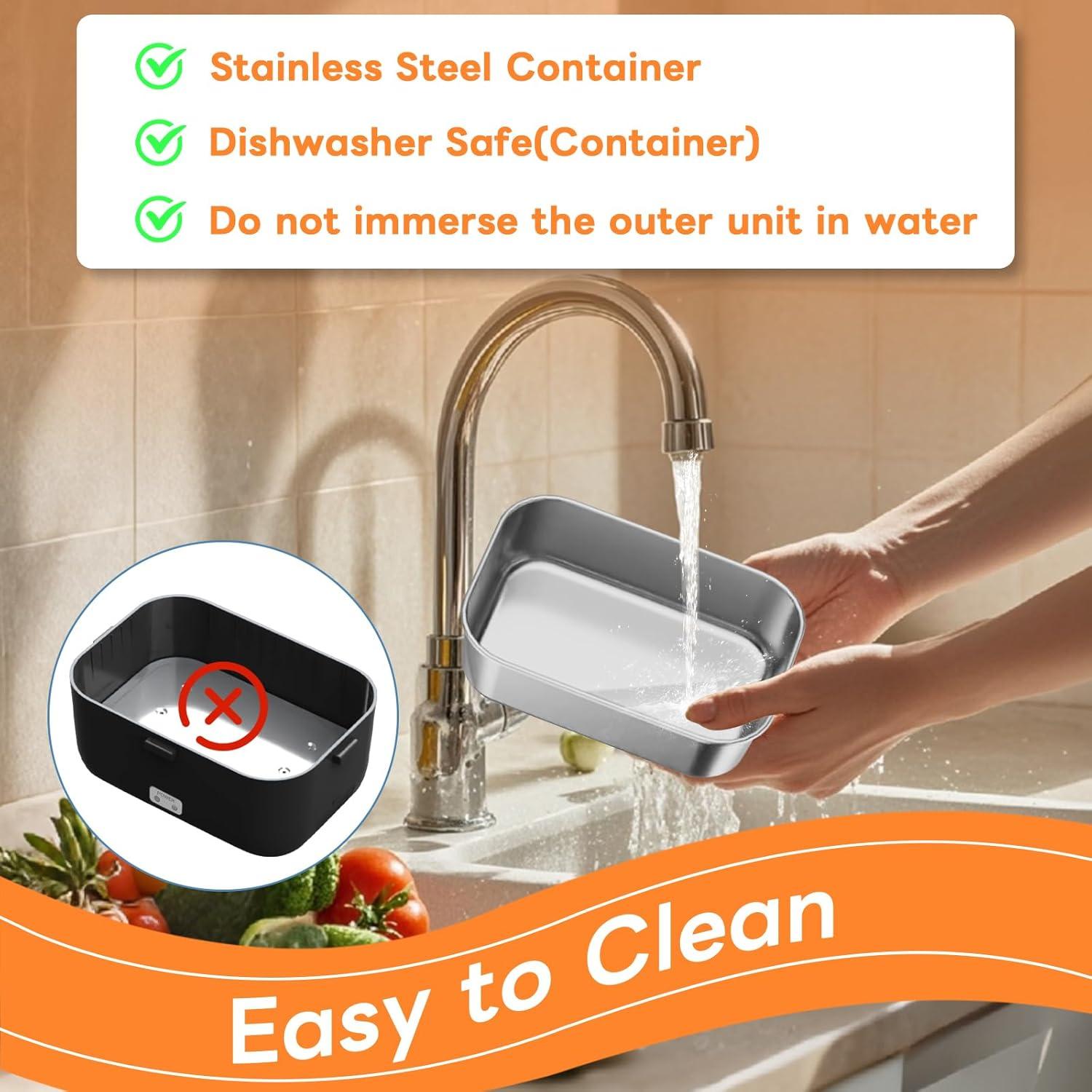 Caja Térmica Eléctrica DUPASU 1.8L 100W para Almuerzo Portátil