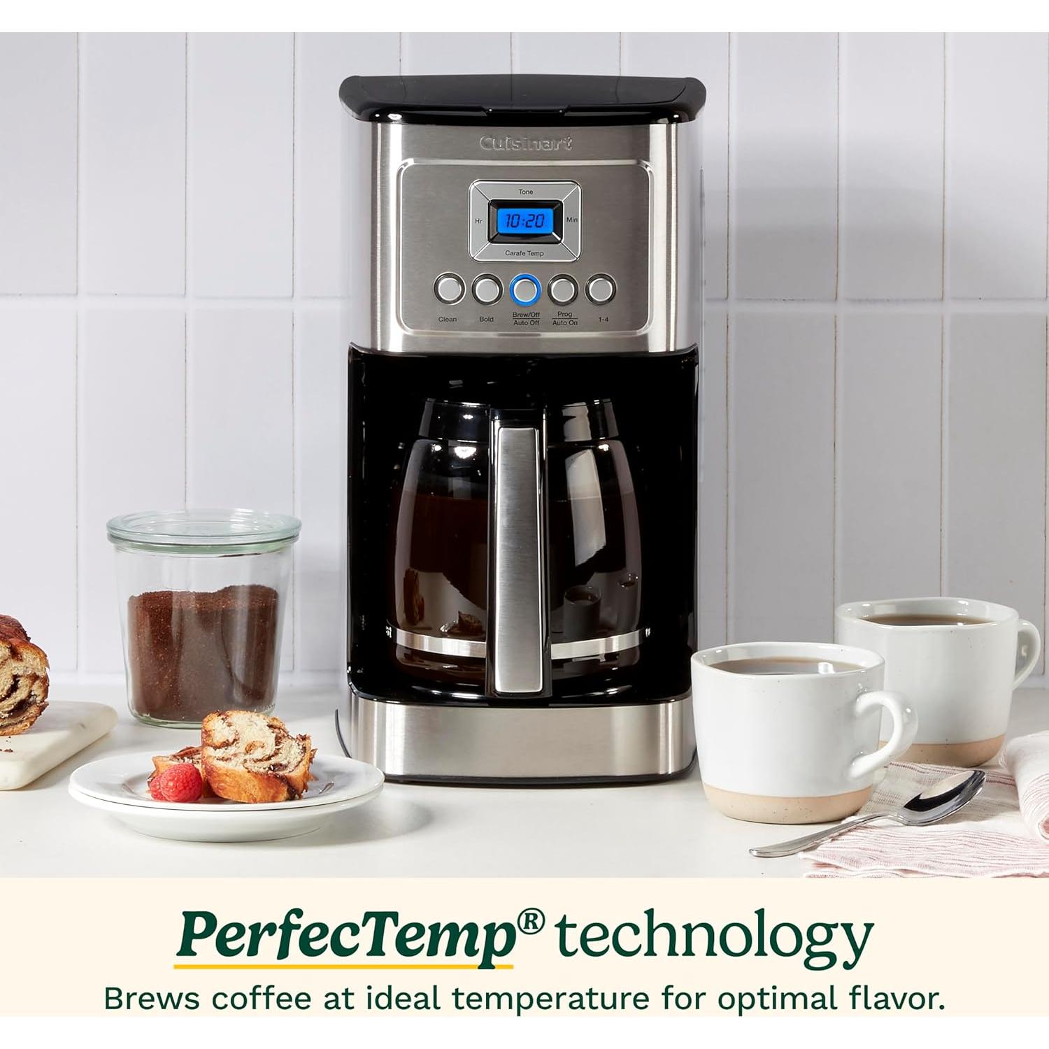 Cafetera Cuisinart DCC-3200P1 14 Tazas Automática Acero Inoxidable