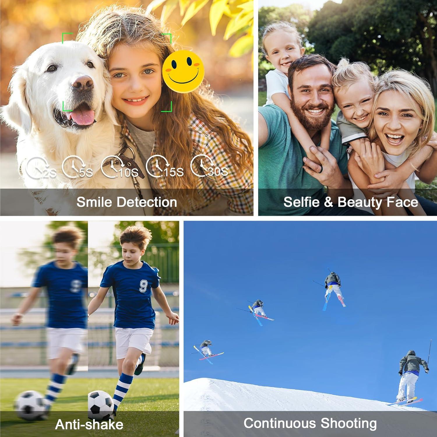 Cámara Digital Compacta LAMA LM220C 64MP FHD 1080P Antivibración