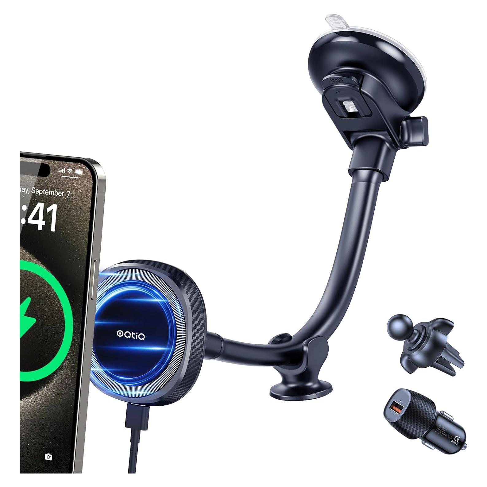 Cargador Inalámbrico Magnético OQTIQ para iPhone 12-16 15W