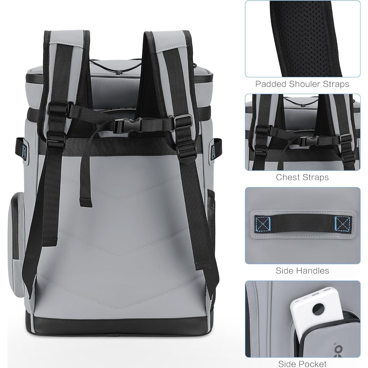 Mochila Térmica Hulongo 30L Impermeable Aislada para Camping