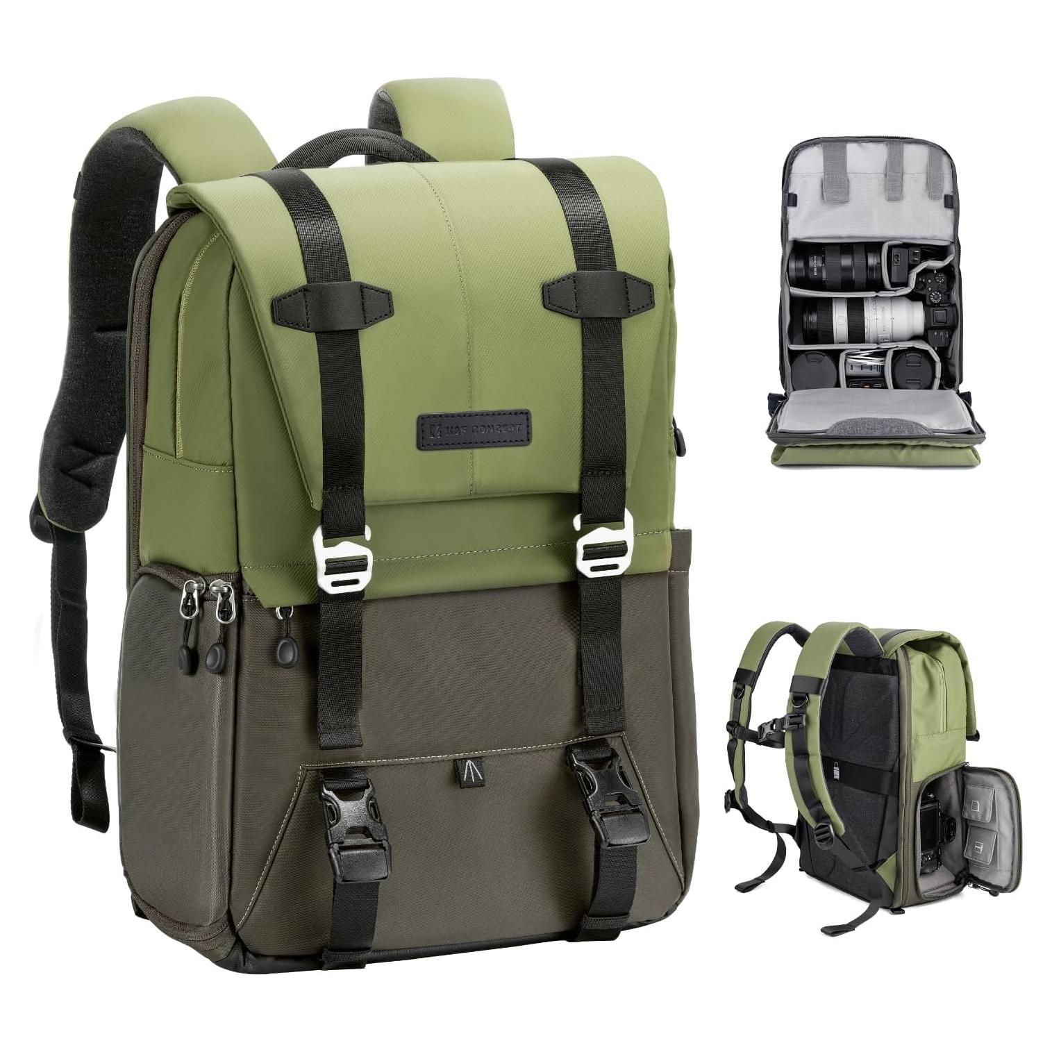 Mochila K&F Concept 20L para cámara y laptop 15.6"