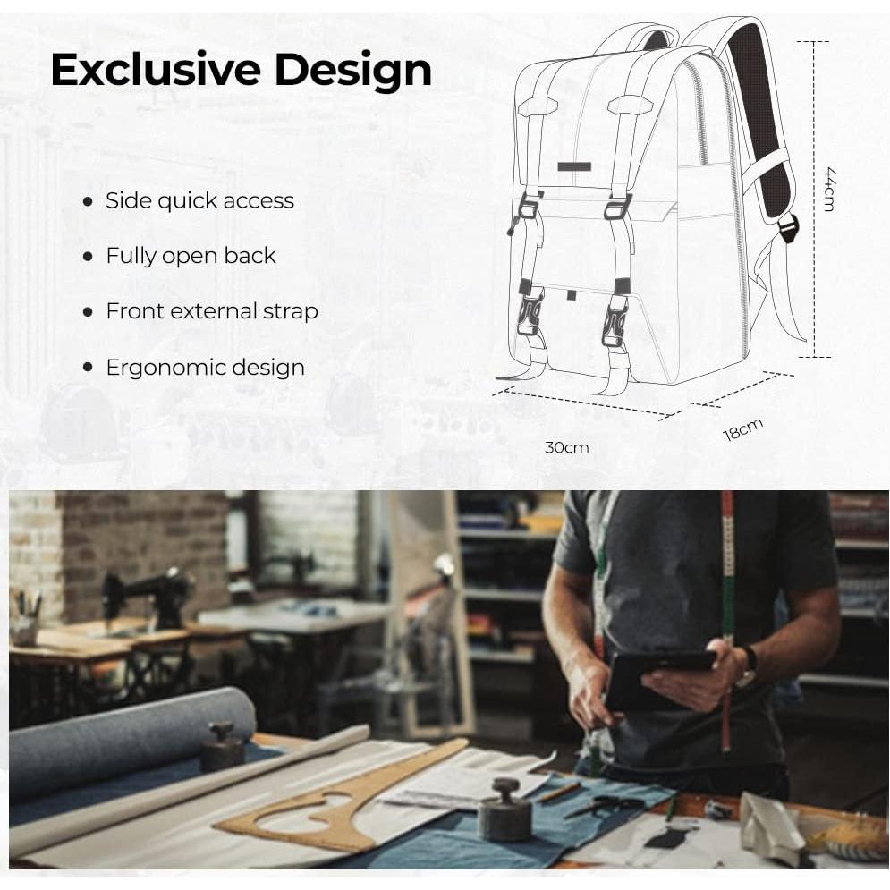 Mochila K&F Concept 20L para cámara y laptop 15.6"