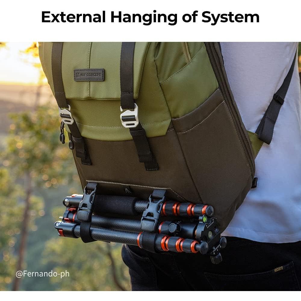 Mochila K&F Concept 20L para cámara y laptop 15.6"