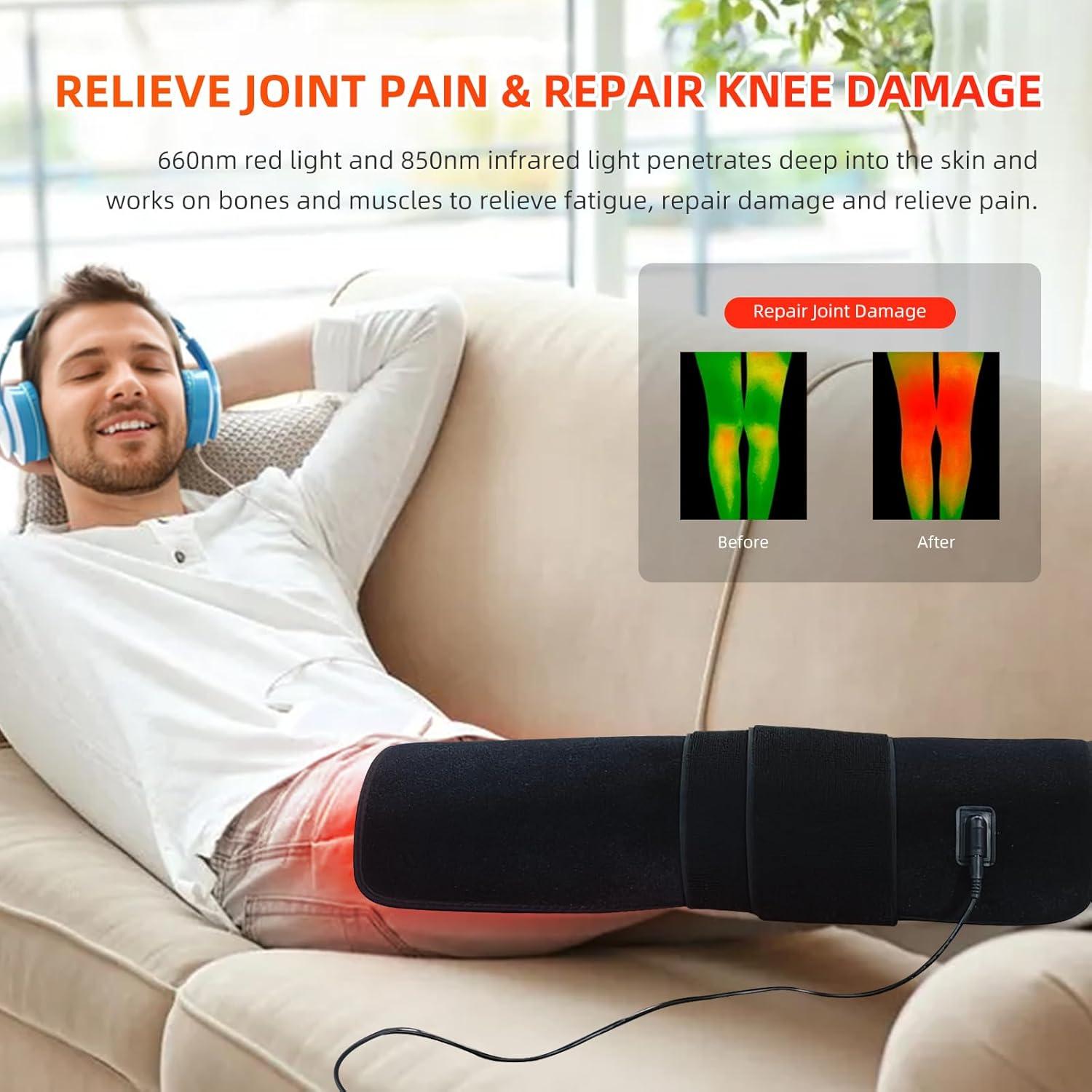 Almohadilla de Terapia de Luz Roja Feangli Grande 50x30cm