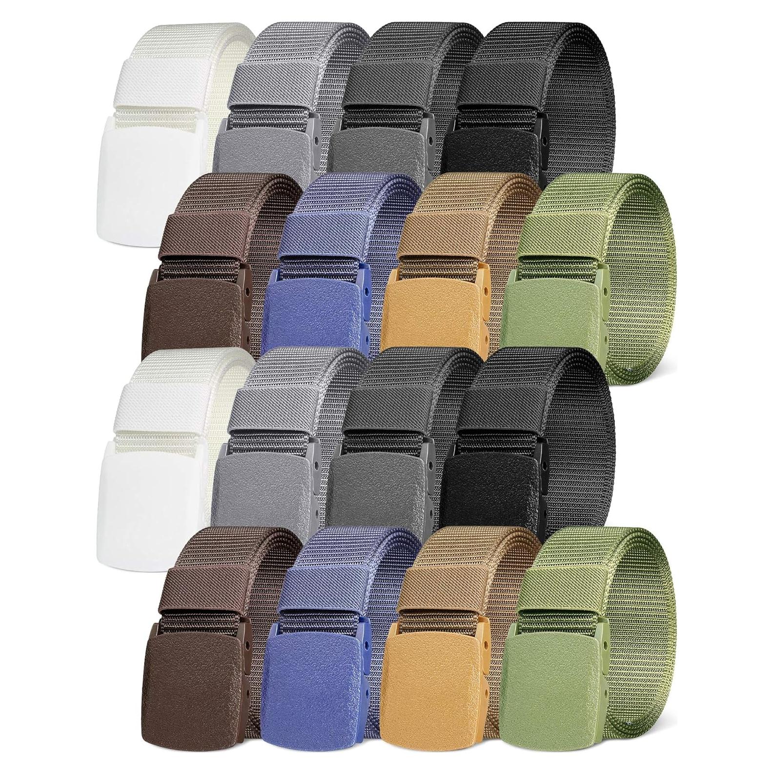 Cinturones de Nylon Geyoga 16 Piezas 3.8 cm Táctico Militar