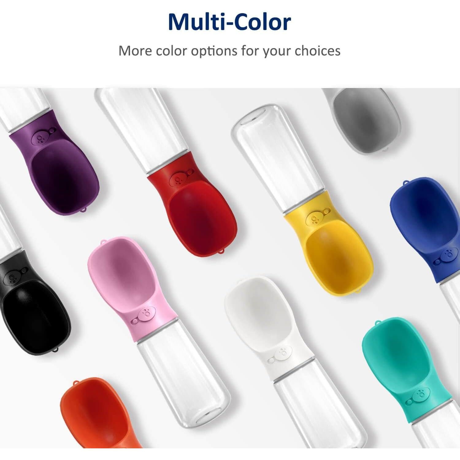 Botella de Agua Portátil para Perros WePet 350ml a Prueba de Fugas