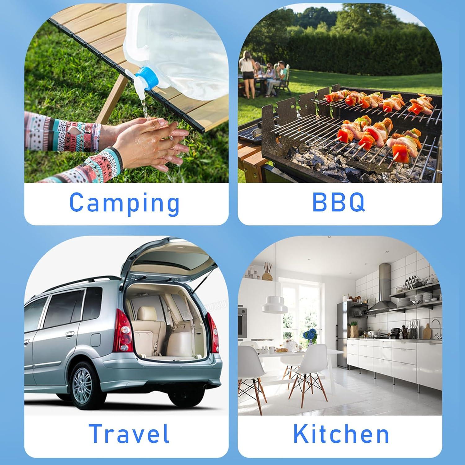 Paquete de 2 Jarras de Agua Colapsables Nexboraque 20L