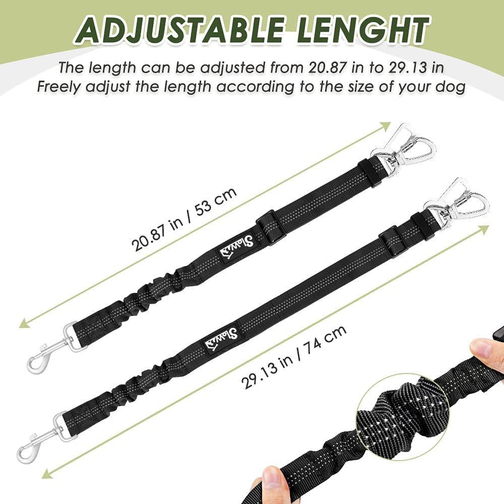 Cinturón de Seguridad para Perros SlowTon Ajustable Bungee