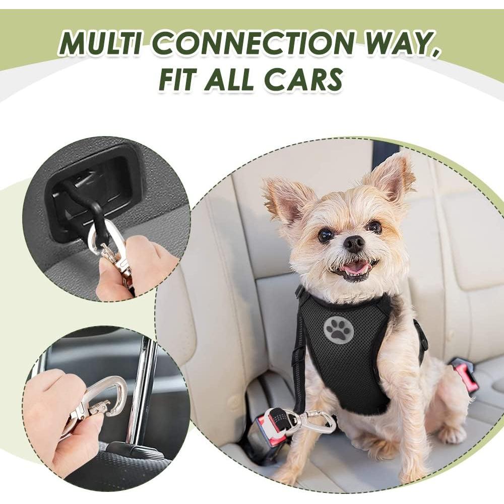 Cinturón de Seguridad para Perros SlowTon Ajustable Bungee