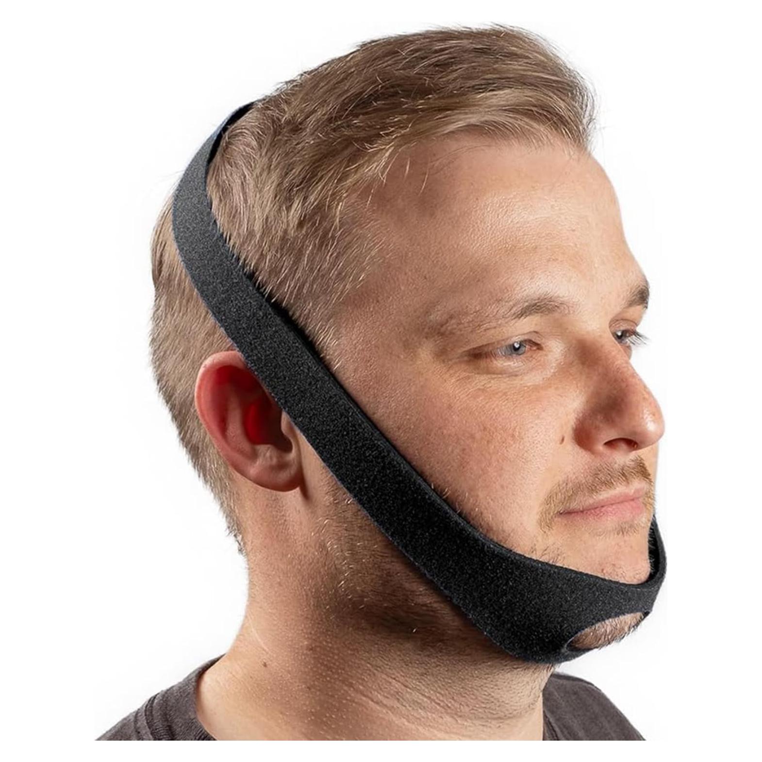 Correa Universal para Barbilla LifeSource - Reductora de Ronquidos, Ajustable, Transpirable, Libre de Látex