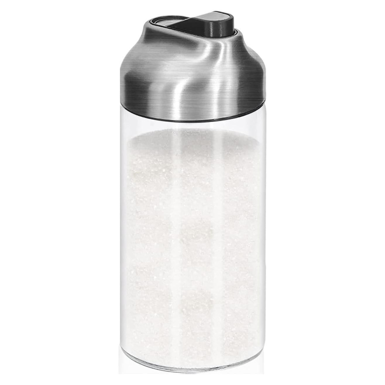 Dispensador de Azúcar de Vidrio 12 OZ Aelga con Tapa Automática