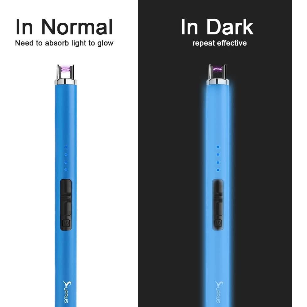 Encendedor USB Recargable SUPRUS Azul a Prueba de Viento