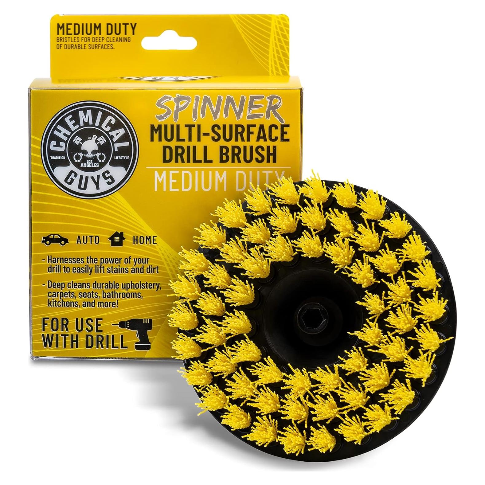 Cepillo de Taladro Multi-Superficie Chemical Guys ACC507 - Amarillo