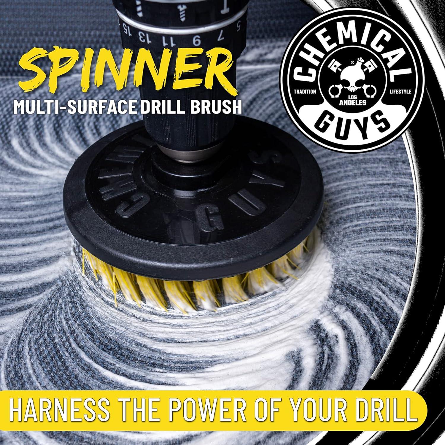 Cepillo de Taladro Multi-Superficie Chemical Guys ACC507 - Amarillo