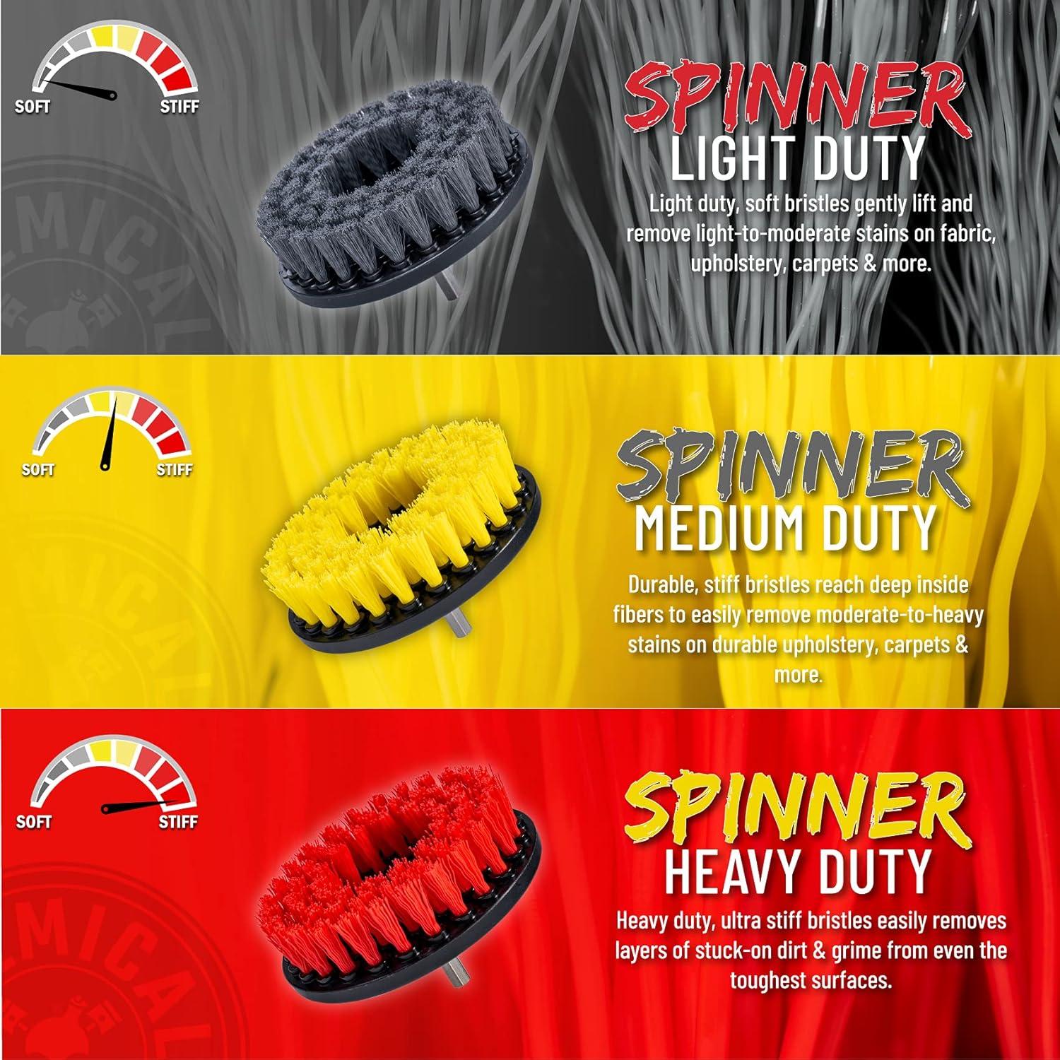 Cepillo de Taladro Multi-Superficie Chemical Guys ACC507 - Amarillo