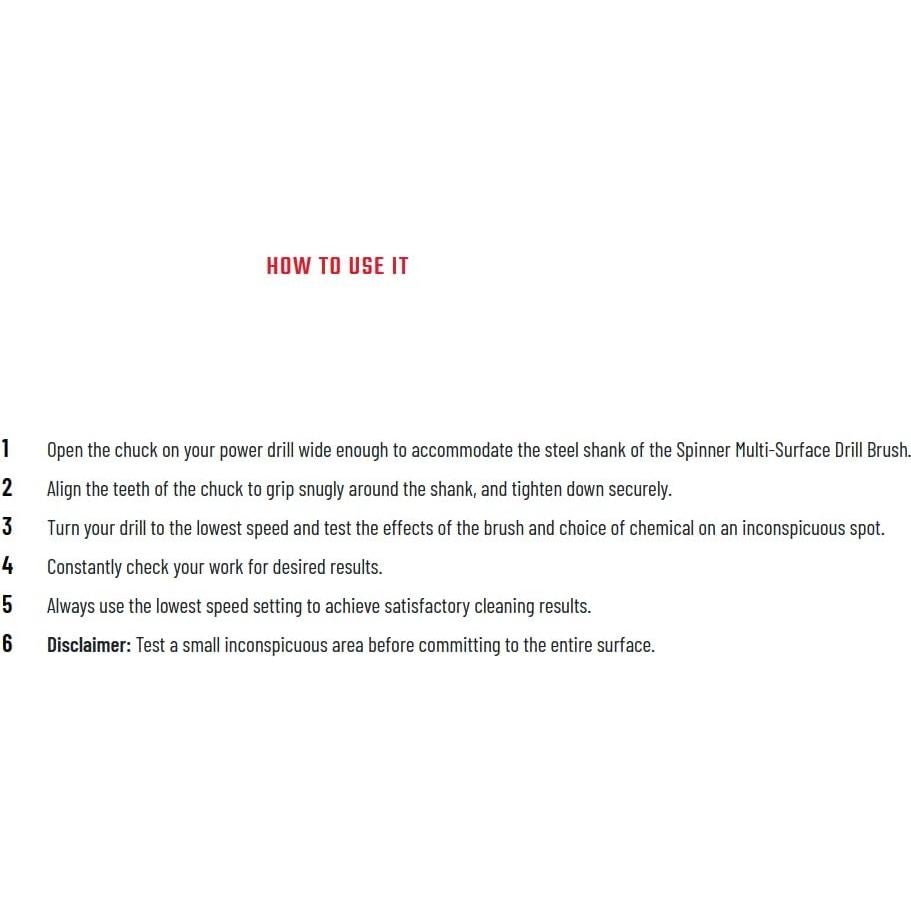 Cepillo de Taladro Multi-Superficie Chemical Guys ACC507 - Amarillo