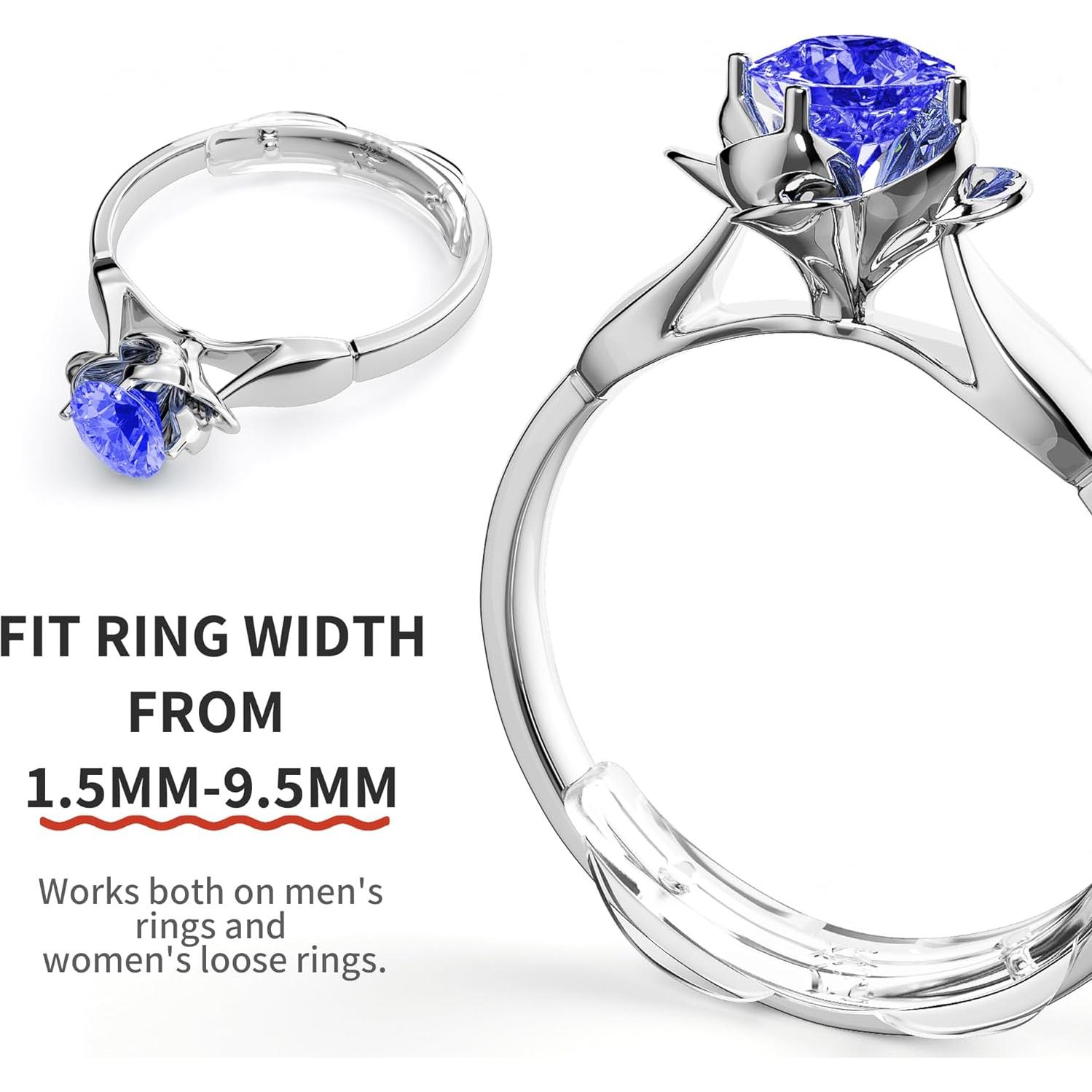 Juego de Ajustadores de Tamaño de Anillo Litumfen 24 Piezas