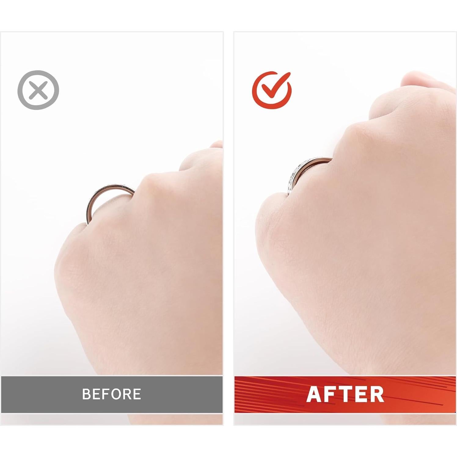 Juego de Ajustadores de Tamaño de Anillo Litumfen 24 Piezas