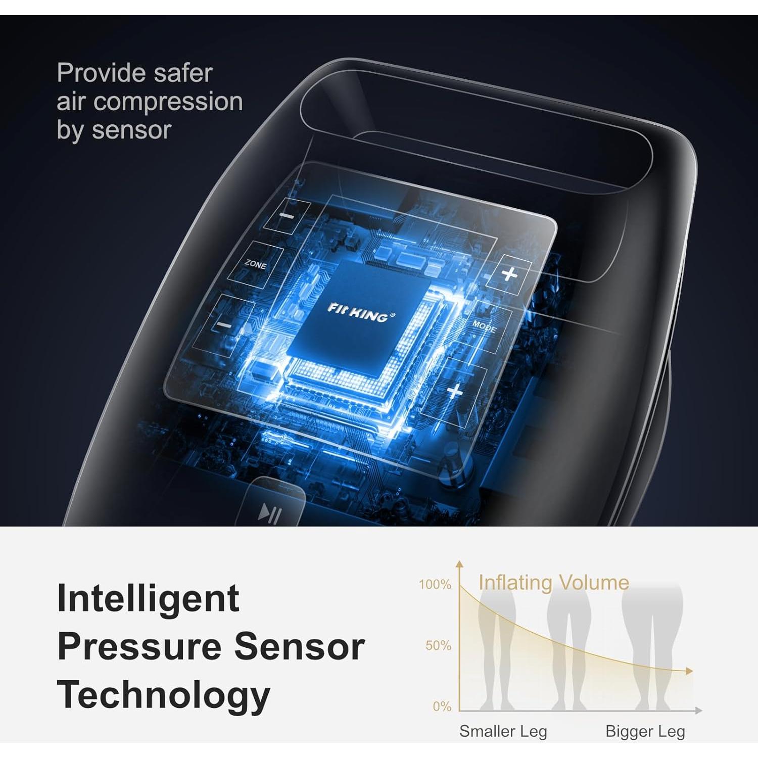 Masajeador de Piernas Inalámbrico FIT KING FT-091A Grande