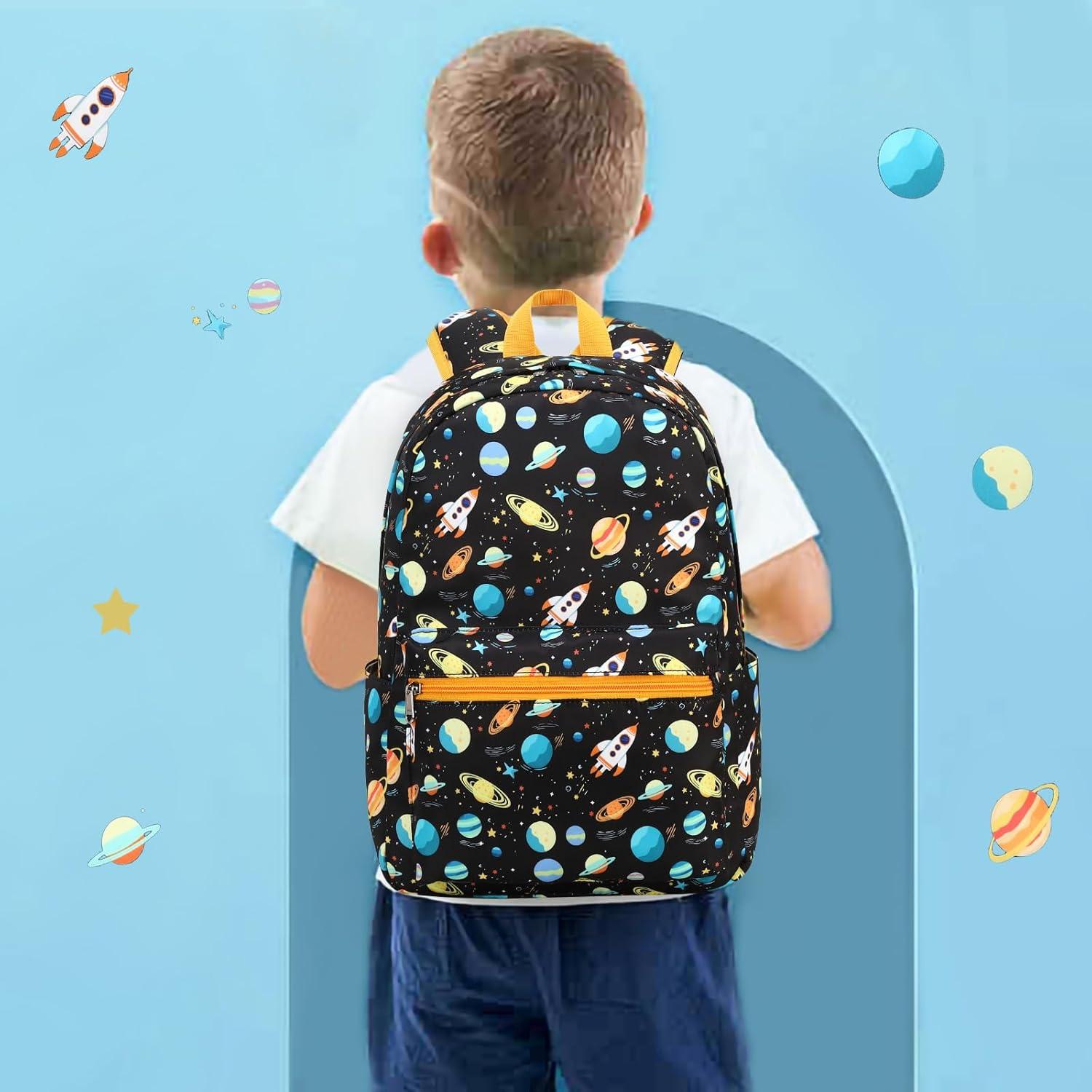 Mochila Escolar CAMTOP Niños Preescolar 39x11x26cm Cohete