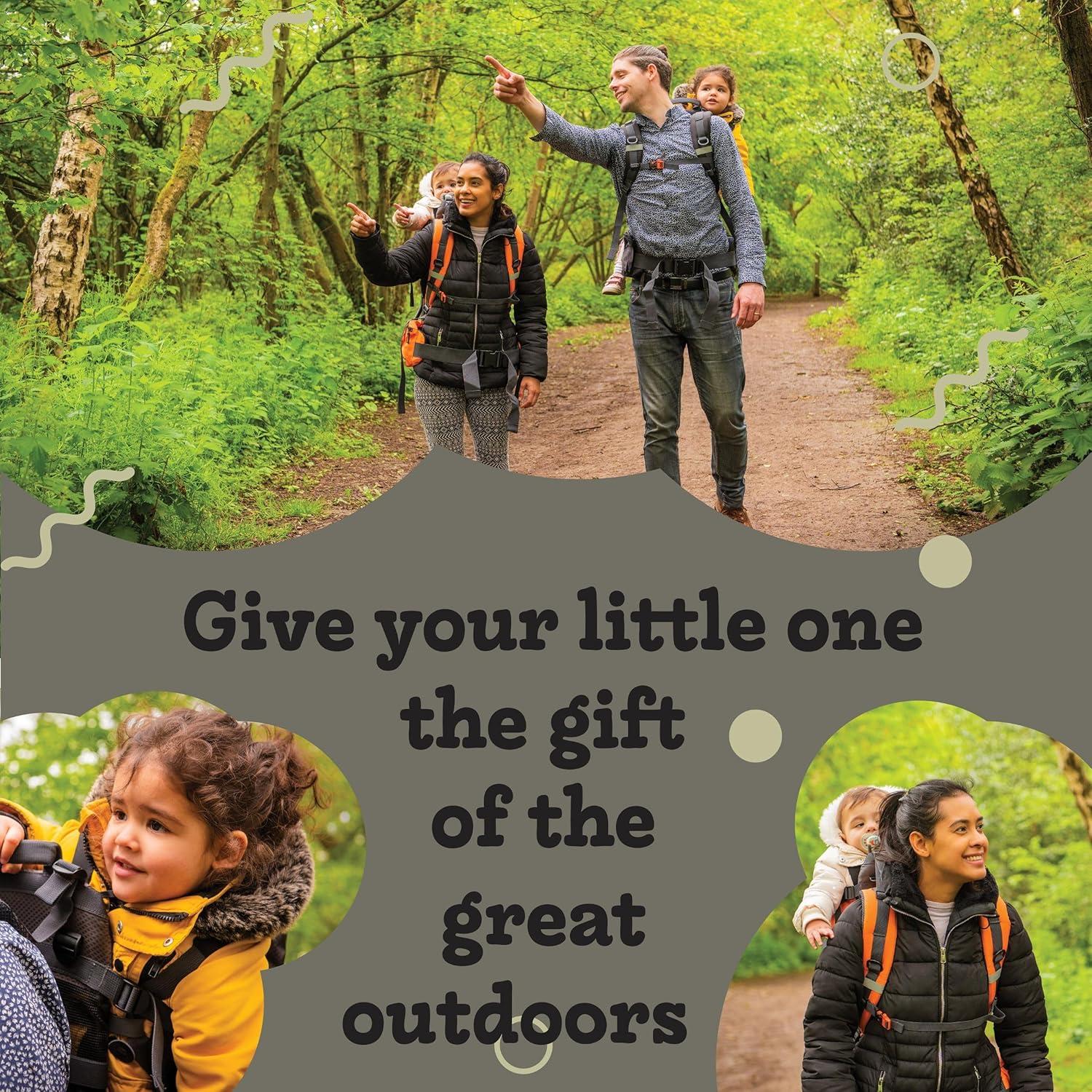 Mochila Portabebés Verde Ejercito - Acolchada y Aislada