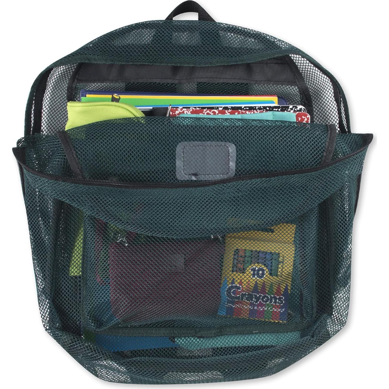 Mochila de Malla Transparente Verde A.D. Sutton 17L