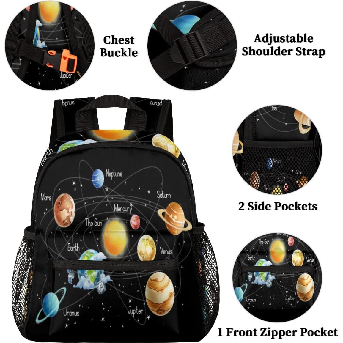 Mochila TropicalLife Niños Sistema Solar 25x10x30 cm