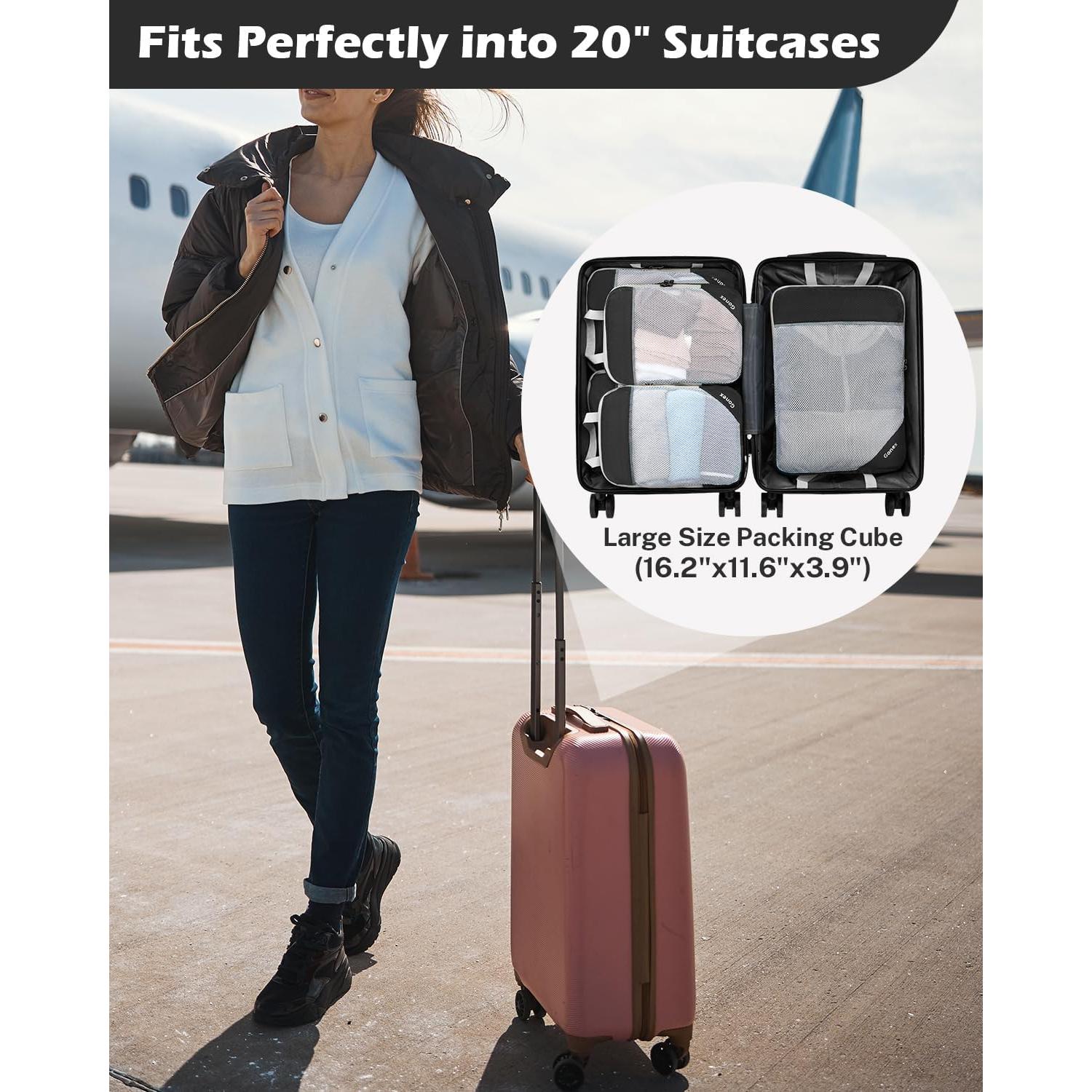 Cubos de Compresión Gonex 6 Piezas para Empacar Ropa